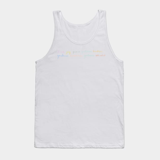 fruits of the spirit Tank Top by weloveart